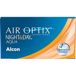 Air Optix Night & Day Aqua lenti a contatto mensili | 3 lenti | BC 8.6 mm | DIA 13.8 mm | +05.50 diottrie