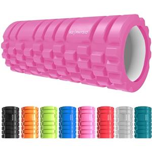 KG Physio Foam Roller - Rullo massaggio muscolare per gambe, schiena e braccia - ultraleggero essenziale per rilasciare le tensioni - pilates 33x12cm