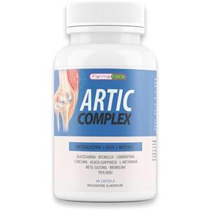 FARMAFUSION Farma Fusion Artic Complex | Curcuma, Glucosamina, Condroitina e Collagene | Elimina il dolore di muscoli, articolazioni e Ossa | Antinfiammatorio con azione analgesica | Ripara le Articolazioni 90u