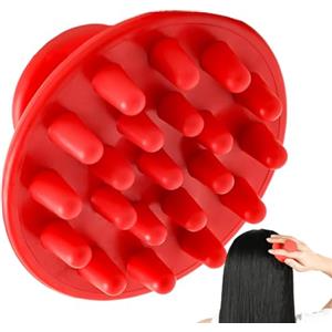 Generico Scrub Per Capelli E Cuoio Capelluto - Pettini In Silicone Stimolanti La Crescita,Spazzola Per Shampoo E Massaggio Del Cuoio Capelluto - Per Donne Uomini Casa Doccia Pulizia Cura Bellezza Spa