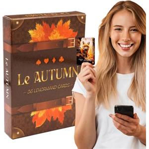 Generico Mazzo Tarocchi Oracolo Mistico - 36 Carte Divinazione Con 2 Carte Istruzioni | Set portatile per predire la per principianti, feste e pratica spirituale