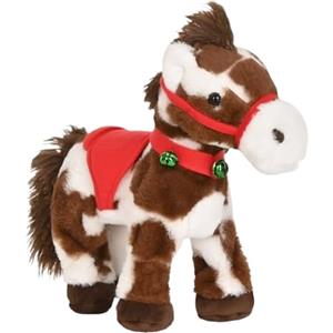 Generico Peluche Elettrico Cavallo Maculato, Giocattolo Peluche Elettrico Cavallo Che Cammina, Giocattoli Peluches Cavallos Dondolo, Giocattolo Cavallos Peluches Maculato, per Bambine & Bambini