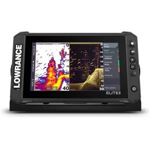 Lowrance Elite FS 9, Ecoscandaglio con trasduttore Active Imaging 3 in 1, con grafici e mappe C-MAP Contour precaricati