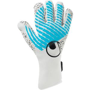 uhlsport Guanti da portiere da calcio Cybertec - Schiuma adesiva Supergrip+ con protezione per le dita