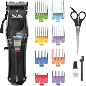 Wahl Color PRO Animal, tosatrice per Animali a Batteria, tosatrice con pettini codificati, toelettatura Completa per Cani, a Basso Rumore, tosatrice per Cani con e Senza Filo, Nera