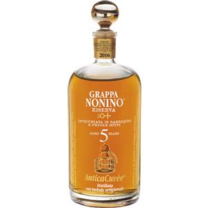 Grappa Antica Cuvèe Riserva 5 Anni - Nonino cl.70- Astucciata, cl.70