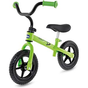 Chicco Green Rocket Bicicletta Senza Pedali 2 Anni, Bici Balance Bike per l'Equilibrio, con Manubrio e Sellino Regolabili, Max 25 Kg, Verde, Giochi Bambini 2-5 Anni, Regali Bambini