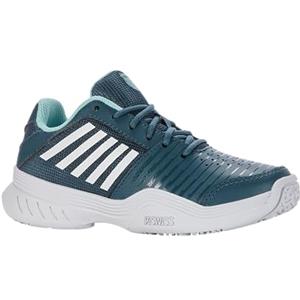 K-Swiss Performance Court Express Omni, Scarpe da Tennis, Indian Teal/White/Aqua Splash, 33 EU