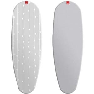 Avilia Fodera in Cotone Reversibile ed Elastica per Asse da Stiro - Copriasse Beige Ideale per una Protezione da Sporco e Polvere - Ottima Adattabilità e Lavabile in Lavatrice 127x51cm