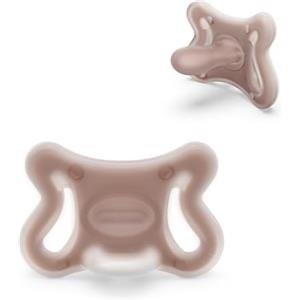 Suavinex, Ciuccio neonato Zero Zero tettarella simmetrica SX Pro bambini da -2 a 2 mesi, Ipoallergenico, per pelli sensibili, Silicone delicato, Rispetta l'allattamento al seno, Deep