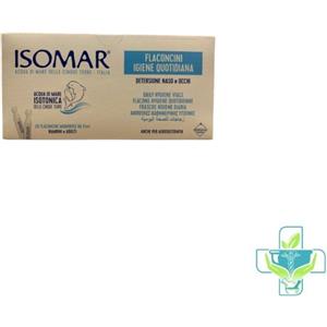 Isomar Soluzione Isotonica - Igiene Quotidiana per Naso e Occhi, 20 Flaconcini Monodose da 5 ml
