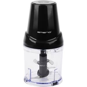 EMERIO Tritatutto con capacità di 500 ml, 400 W, motore DC, tritatutto elettrico, 4 lame in acciaio inox, per tritare carne, cipolle, frutta, verdura