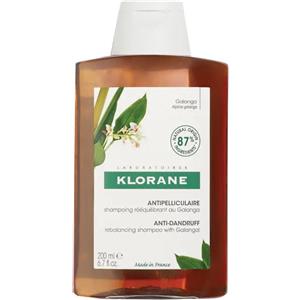 Klorane Shampoo Riequilibrante Antiforfora con Galanga 200ml - Elimina la forfora e lenisce il cuoio capelluto