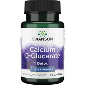 Swanson Calcium D-Glucarate 250mg - Integratore per Detossificazione e Difesa Cellulare, 60 Capsule