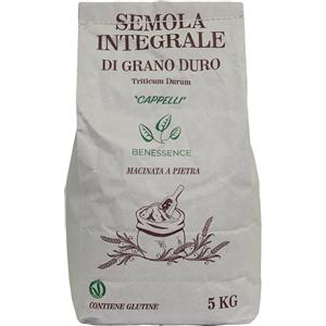 Benessence Semola Integrale di Grano Duro Cappelli - 5 Kg
