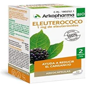 ARKOFARM Eleuterococco Bio - Integratore Energizzante in Capsule da 40 per Vegani