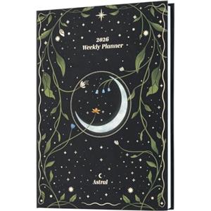 Grupo Erik Agenda Settimanale 2026 A5 Astrale - Agenda 2026, Planner e Agende: Copertina Rigida | Include Stickers, Tasca Portadocumenti e Segnalibro (17 mesi)