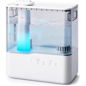 AROEVE Umidificatore Ambiente 5L, Ultrasuoni Nebbia Fredda Top-Fill Umidificatore con Diffusore Aromi, Luci Ambientale, Timer, 36H/25dB Silenzioso Umidificatore per Casa ufficio Bambini Piante