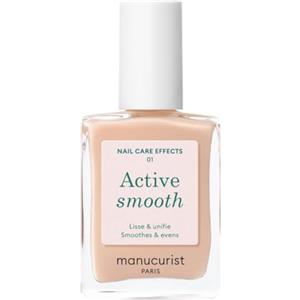 Manucurist Active Smooth 01 - Smalto per Unghie Trattamento Riparatore Lisciante - Finish Beige - Vegan & Made in France - Smalto Rinforzante Unghie, Smalto Nude - Trattamento per Unghie Danneggiate