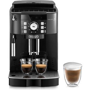 DELONGHI De'Longhi Perfetto Magnifica S ECAM21.110.B Macchina da Caffè Automatica per Espresso e Cappuccino, Caffè in Grani o in Polvere, 1450 W, 1,8 lt, Nero
