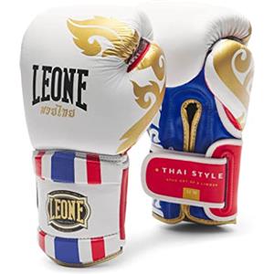LEONE 1947, GUANTI BOXE THAI STYLE 10OZ Bianco