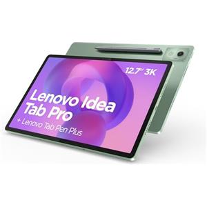 Lenovo Idea Tab Pro Tablet 12.7 3K (MediaTek Dimensity 8300, 8GB RAM, 256GB UFS 4.0, 144Hz, Wi-Fi 6E, Bluetooth 5.3, Android 14), verde con penna