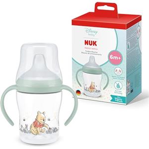 NUK Perfect Match Learner Biberon | 6+ mesi | 150 ml | Bicchiere antigoccia per bambini piccoli | Manici antiscivolo | Disney Winnie Puh | Confezione da 1