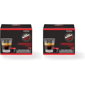 Caffè Vergnano 1882 Capsule Caffè Compatibili Nescafé Dolce Gusto Cremoso, Confezione da 24 Capsule