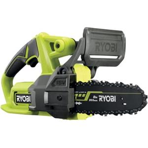 Ryobi RY18CS20A‑0 Elettrosega a Batteria 18 V ONE+, Barra 20 cm, Catena Full-Skip, Ideale per la Potatura, Solo Corpo Macchina