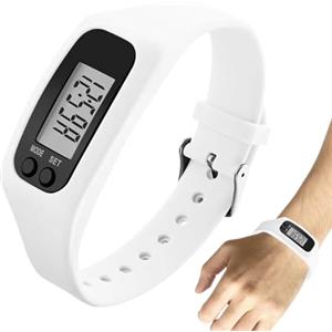Generico Orologio Contapassi, Orologio Conta Passi E Calorie E Km, Fitness Trackers, Non Richiede Bluetooths/App/Telefono, Ampio Schermo Lcd, Braccialetto Sportivo Leggero