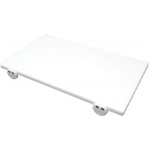 Professional Cooking Tagliere POLIETILENE Pesante Bianco Professionale con Fermi (40 x 30 x 2)