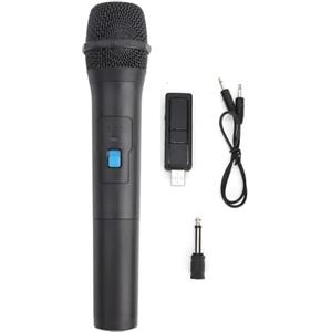 Joyzan Microfono Wireless, Microfoni Senza Fili Karaoke VHF Sistema Wireless Microfonico Dinamico Portatile Cordless Ricevitore USB Uscita Amplificatore per Macchina Karaoke Cantare KTV Esterno Festa