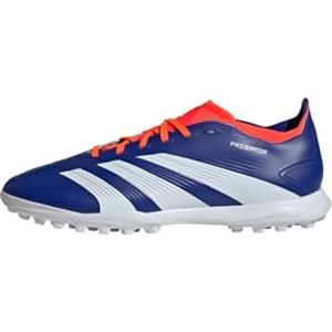 adidas Predator League Football Boots Turf - Scarpe da Calcio per Erba Sintetica, Lucid Blue/Ftwr White/Solar Red,