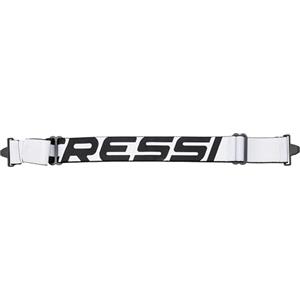 Cressi Original Textile Mask Strap for Scuba Snorkeling Mask Group E White/Black - Cinturino Originale per Maschere Sub e Snorkeling, Bianco/Nero, Taglia Unica Unisex