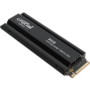 Crucial P310 PS5 SSD 1TB PCIe Gen4 NVMe M.2 con Dissipatore, fino a 7.100 MB/s, Compatibile con PlayStation 5, PC Desktop, Hard Disk Interno - CT1000P310SSD5-01