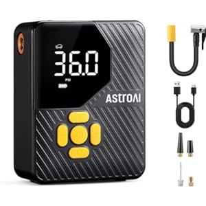 AstroAI L7 Mini Compressore Portatile per Auto, Pneumatici Aria Portatile, Pompa per Auto, Bicicletta
