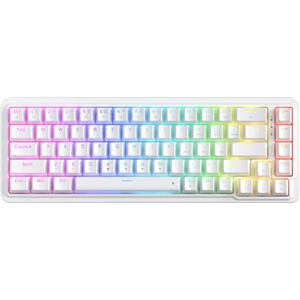 Redragon K709 Tastiera RGB Gasket Cablate al 65%, Meccanica Hot-Swap 68 Tasti, Presa Free-Mod, Smorzamento Rumore a 3 Strati, Tasti Freccia Dedicati, US Layout