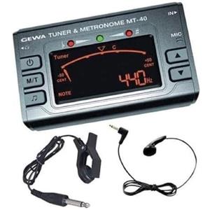 GEWA MT-40 Accordatore/Metronomo - Funzione 3-in-1, calibrabile, versatile