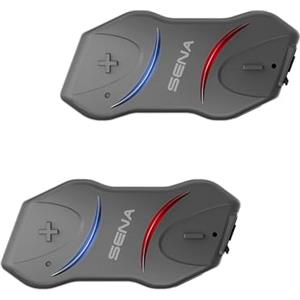 Sena 10R Dispositivo di comunicazione Bluetooth con design compatto e sottile, Confezione doppia