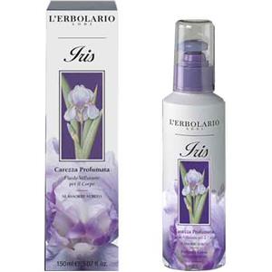 L'ERBOLARIO Iris Carezza Profumata Fluido Vellutante Corpo 150 ml - Emulsione leggera con amido di tapioca e fragranza fiorita