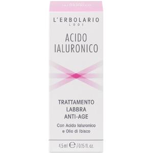 L'Erbolario Trattamento Labbra Anti-Age con Acido Ialuronico e Olio di Ibisco - 4,5 ml