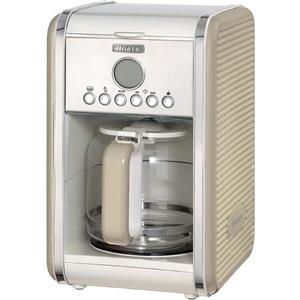 Ariete 1342 Macchina per Caffè Americano - 12 tazze - Caraffa in vetro temperato - Programmazione fino a 24 ore - Autospegnimento - 2000 Watt - Beige