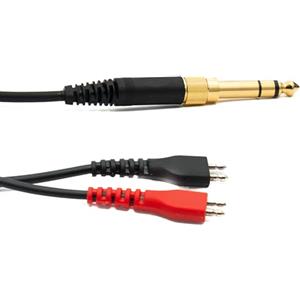 System-S Cavo di ricambio 5 m AUX jack 6,35 mm maschio per cuffie Sennheiser HD 660S 650 600 580 a spirale