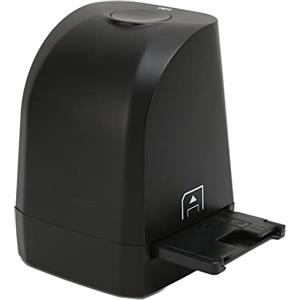 Luqeeg Scanner per Diapositive e Pellicole Negative da 35 mm, Sensore CMOS 8 MP Convertitore Negativo Portatile JPEG Adattatori Pellicole