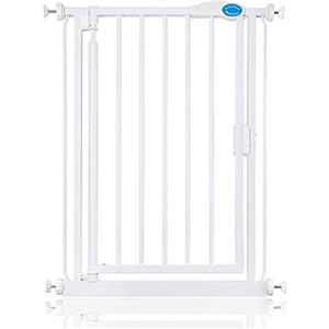 Bettacare Cancello per Scale Auto Close, 61cm - 68.5 cm, Bianco, Cancello di Sicurezza a Pressione, Cancelletto per Bambini, Barriera di Sicurezza per Porte, Corridoi e Spazi