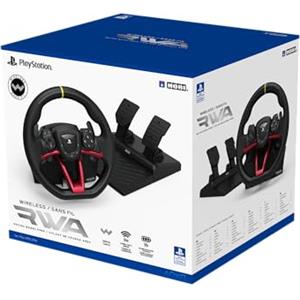 HORI Volante Wireless Racing Wheel Apex - Volante Senza Fili per PlayStation 5, PlayStation 4 e PC - Licenza Ufficiale Sony