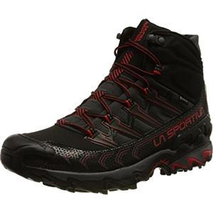 La Sportiva Ultra Raptor II Mid GTX, Stivali da Trekking Uomo, nero rosso, 46.5 EU