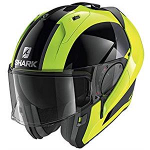 Shark Casco moto Shark EVO ES ENDLESS YKS, Nero/Giallo, XS