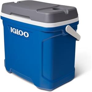 Igloo Latitude 30 Roller - Frigorifero portatile per spiaggia, picnic, campeggio, 28 l, con ruote, 28 l, colore blu