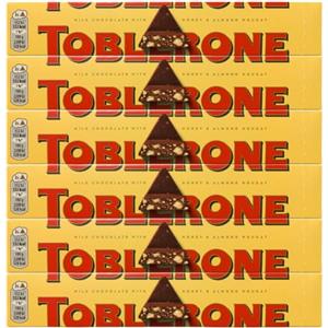 Toblerone 100g - Pack of 6 by Toblerone